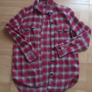 Madewell flannel plaid shirt